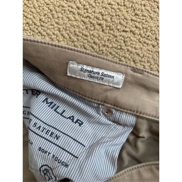 Peter Millar Signature Sateen Five-Pocket Pant 38 x 32 - Picture 3 of 5